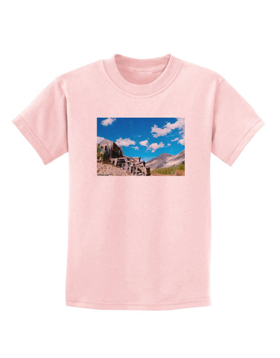 Colorado Landscape Ruins Childrens T-Shirt-Childrens T-Shirt-TooLoud-PalePink-X-Small-Davson Sales