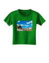 Colorado Landscape Ruins Toddler T-Shirt Dark-Toddler T-Shirt-TooLoud-Clover-Green-2T-Davson Sales