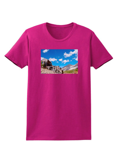 Colorado Landscape Ruins Womens Dark T-Shirt-TooLoud-Hot-Pink-Small-Davson Sales