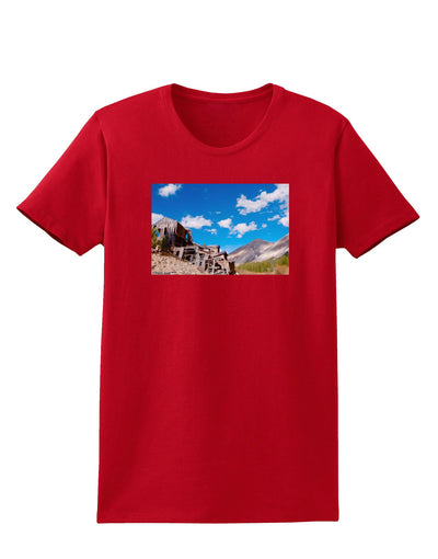 Colorado Landscape Ruins Womens Dark T-Shirt-TooLoud-Red-X-Small-Davson Sales