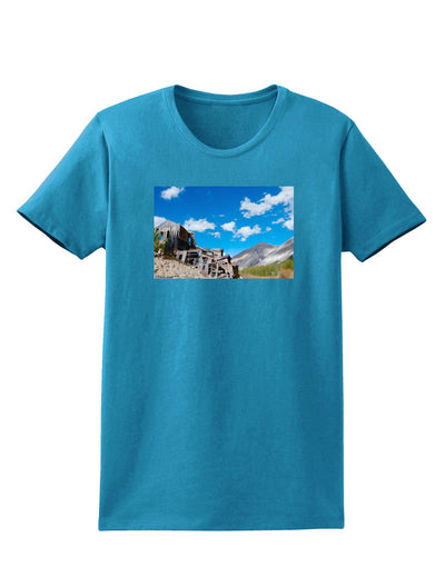 Colorado Landscape Ruins Womens Dark T-Shirt-TooLoud-Turquoise-X-Small-Davson Sales