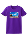 Colorado Landscape Ruins Womens Dark T-Shirt-TooLoud-Purple-X-Small-Davson Sales