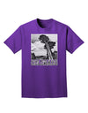 Colorado Landscape Text BW Adult Dark T-Shirt-Mens T-Shirt-TooLoud-Purple-Small-Davson Sales