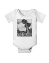 Colorado Landscape Text BW Baby Romper Bodysuit-Baby Romper-TooLoud-White-06-Months-Davson Sales