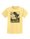 Colorado Landscape Text BW Childrens T-Shirt-Childrens T-Shirt-TooLoud-Daffodil-Yellow-X-Small-Davson Sales