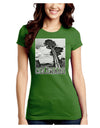 Colorado Landscape Text BW Juniors Crew Dark T-Shirt-T-Shirts Juniors Tops-TooLoud-Kiwi-Green-Juniors Fitted Small-Davson Sales