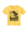 Colorado Landscape Text BW Toddler T-Shirt-Toddler T-Shirt-TooLoud-Yellow-2T-Davson Sales