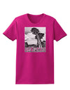 Colorado Landscape Text BW Womens Dark T-Shirt-TooLoud-Hot-Pink-Small-Davson Sales