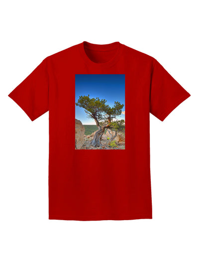 Colorado Landscape Tree Adult Dark T-Shirt-Mens T-Shirt-TooLoud-Red-Small-Davson Sales