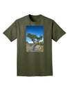 Colorado Landscape Tree Adult Dark T-Shirt-Mens T-Shirt-TooLoud-Military-Green-Small-Davson Sales