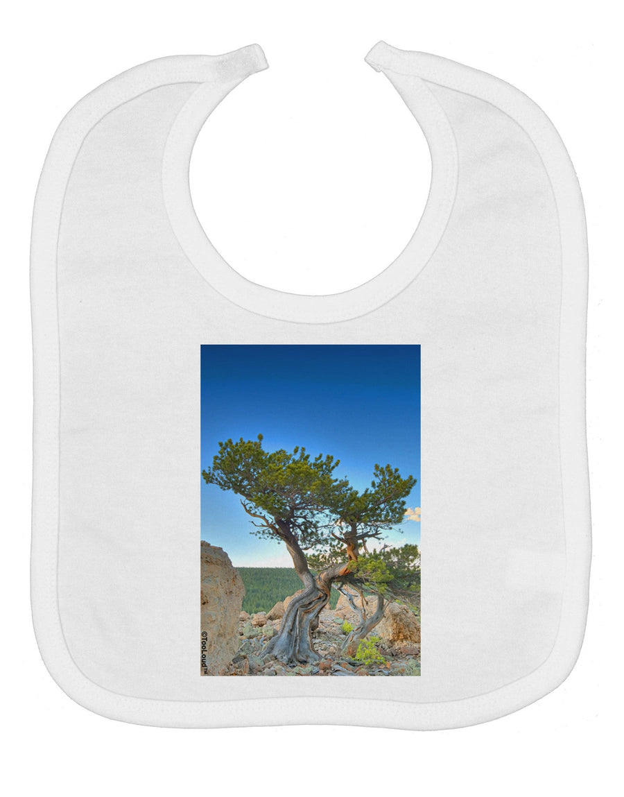 Colorado Landscape Tree Baby Bib