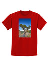 Colorado Landscape Tree Childrens Dark T-Shirt-Childrens T-Shirt-TooLoud-Red-X-Small-Davson Sales