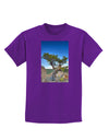 Colorado Landscape Tree Childrens Dark T-Shirt-Childrens T-Shirt-TooLoud-Purple-X-Small-Davson Sales