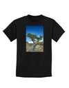 Colorado Landscape Tree Childrens Dark T-Shirt-Childrens T-Shirt-TooLoud-Black-X-Small-Davson Sales