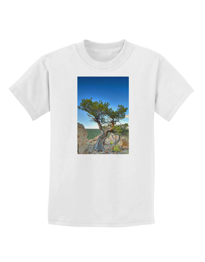 Colorado Landscape Tree Childrens T-Shirt-Childrens T-Shirt-TooLoud-White-X-Small-Davson Sales