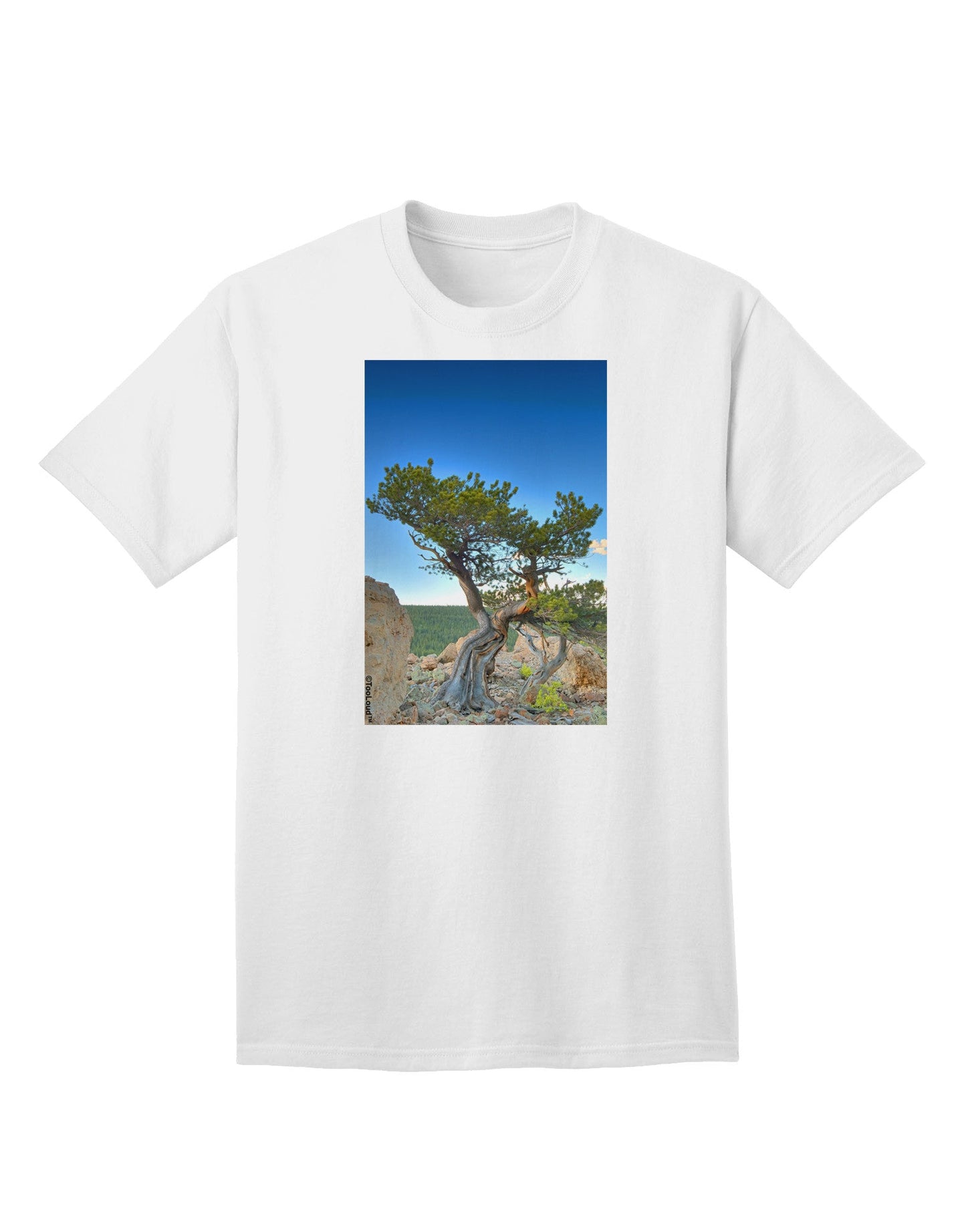 Colorado Landscape Tree - Premium Adult T-Shirt Collection-Mens T-shirts-TooLoud-White-Small-Davson Sales