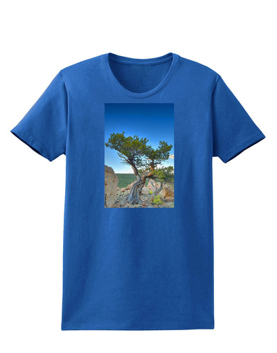 Colorado Landscape Tree Womens Dark T-Shirt-TooLoud-Royal-Blue-X-Small-Davson Sales