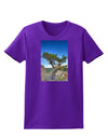 Colorado Landscape Tree Womens Dark T-Shirt-TooLoud-Purple-X-Small-Davson Sales