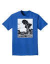 Colorado Landscape Watercolor BW Adult Dark T-Shirt-Mens T-Shirt-TooLoud-Royal-Blue-Small-Davson Sales