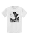 Colorado Landscape Watercolor BW Childrens T-Shirt-Childrens T-Shirt-TooLoud-White-X-Small-Davson Sales