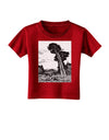 Colorado Landscape Watercolor BW Toddler T-Shirt Dark-Toddler T-Shirt-TooLoud-Red-2T-Davson Sales