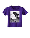 Colorado Landscape Watercolor BW Toddler T-Shirt Dark-Toddler T-Shirt-TooLoud-Purple-2T-Davson Sales