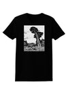 Colorado Landscape Watercolor BW Womens Dark T-Shirt-TooLoud-Black-X-Small-Davson Sales