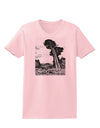 Colorado Landscape Watercolor BW Womens T-Shirt-Womens T-Shirt-TooLoud-PalePink-X-Small-Davson Sales