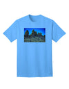 Colorado Mountain Range Adult T-Shirt by TooLoud-Mens T-shirts-TooLoud-Aquatic-Blue-Small-Davson Sales