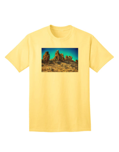 Colorado Mountain Range Adult T-Shirt by TooLoud-Mens T-shirts-TooLoud-Yellow-Small-Davson Sales