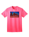 Colorado Mountain Range Adult T-Shirt by TooLoud-Mens T-shirts-TooLoud-Neon-Pink-Small-Davson Sales