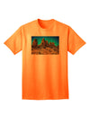 Colorado Mountain Range Adult T-Shirt by TooLoud-Mens T-shirts-TooLoud-Neon-Orange-Small-Davson Sales