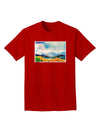 Colorado Mountain Scene Adult Dark T-Shirt-Mens T-Shirt-TooLoud-Red-Small-Davson Sales