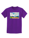 Colorado Mountain Scene Childrens Dark T-Shirt-Childrens T-Shirt-TooLoud-Purple-X-Small-Davson Sales