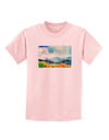 Colorado Mountain Scene Childrens T-Shirt-Childrens T-Shirt-TooLoud-PalePink-X-Small-Davson Sales