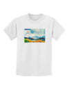 Colorado Mountain Scene Childrens T-Shirt-Childrens T-Shirt-TooLoud-White-X-Small-Davson Sales