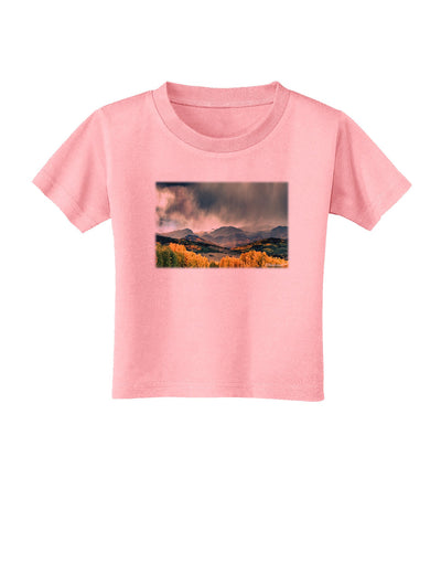 Colorado Mountain Scene Photo Toddler T-Shirt-Toddler T-Shirt-TooLoud-Candy-Pink-2T-Davson Sales