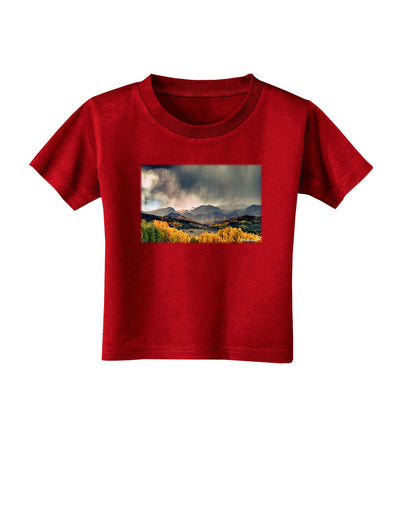 Colorado Mountain Scene Photo Toddler T-Shirt Dark-Toddler T-Shirt-TooLoud-Red-2T-Davson Sales