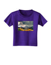 Colorado Mountain Scene Photo Toddler T-Shirt Dark-Toddler T-Shirt-TooLoud-Purple-2T-Davson Sales