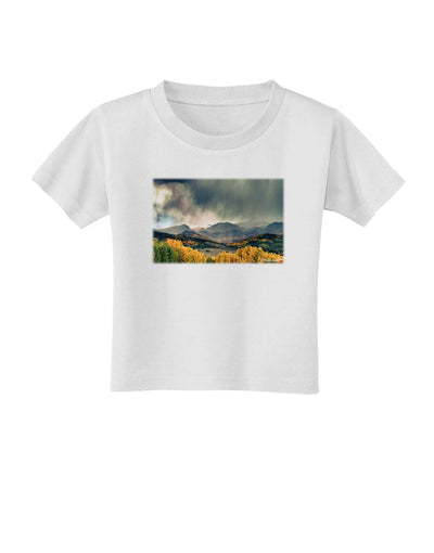 Colorado Mountain Scene Photo Toddler T-Shirt-Toddler T-Shirt-TooLoud-White-2T-Davson Sales