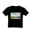 Colorado Mountain Scene Toddler T-Shirt Dark-Toddler T-Shirt-TooLoud-Black-2T-Davson Sales