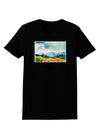 Colorado Mountain Scene Womens Dark T-Shirt-TooLoud-Black-X-Small-Davson Sales