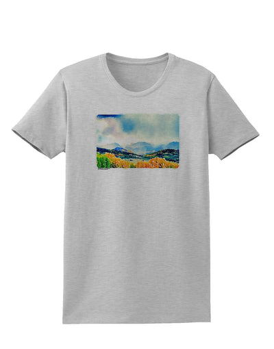 Colorado Mountain Scene Womens T-Shirt-Womens T-Shirt-TooLoud-AshGray-X-Small-Davson Sales