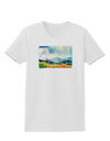 Colorado Mountain Scene Womens T-Shirt-Womens T-Shirt-TooLoud-White-X-Small-Davson Sales