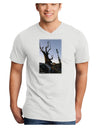 Colorado Mountain Scenery Adult V-Neck T-shirt-Mens V-Neck T-Shirt-TooLoud-White-Small-Davson Sales