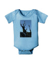 Colorado Mountain Scenery Baby Romper Bodysuit-Baby Romper-TooLoud-LightBlue-06-Months-Davson Sales