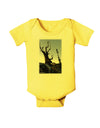 Colorado Mountain Scenery Baby Romper Bodysuit-Baby Romper-TooLoud-Yellow-06-Months-Davson Sales