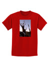 Colorado Mountain Scenery Childrens Dark T-Shirt-Childrens T-Shirt-TooLoud-Red-X-Small-Davson Sales