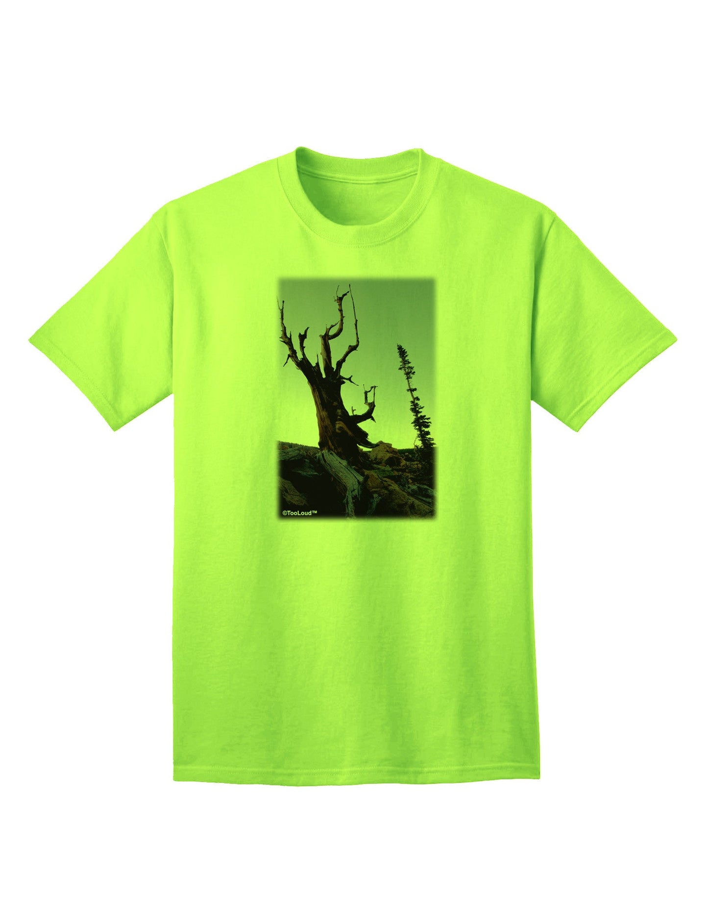 Colorado Mountain Scenery - Premium Adult T-Shirt for Outdoor Enthusiasts-Mens T-shirts-TooLoud-Neon-Green-Small-Davson Sales