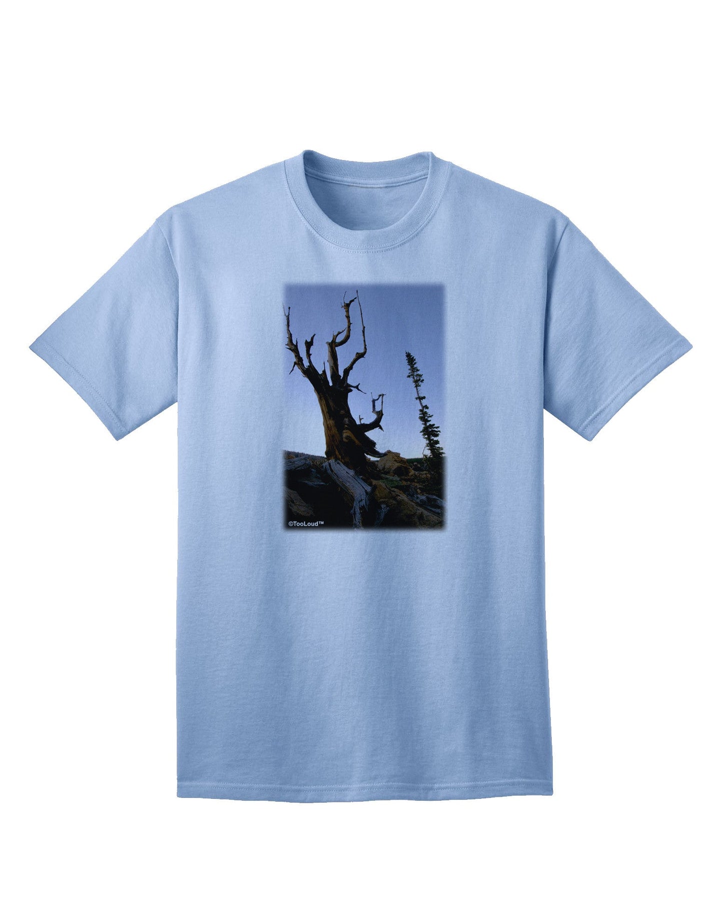 Colorado Mountain Scenery - Premium Adult T-Shirt for Outdoor Enthusiasts-Mens T-shirts-TooLoud-Light-Blue-Small-Davson Sales
